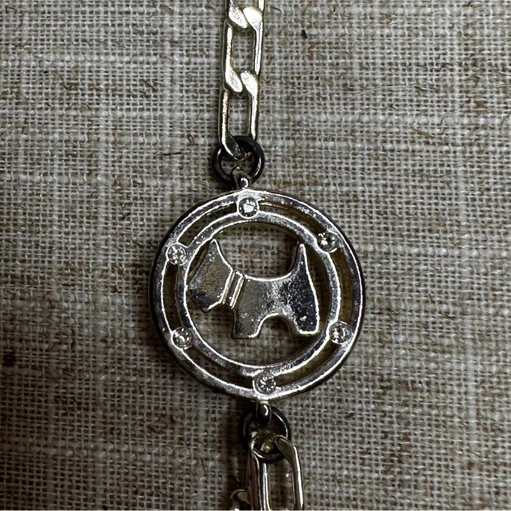 Vintage Agatha Paris Silver Chain with Signature Westie Charm - Picture 4 of 6